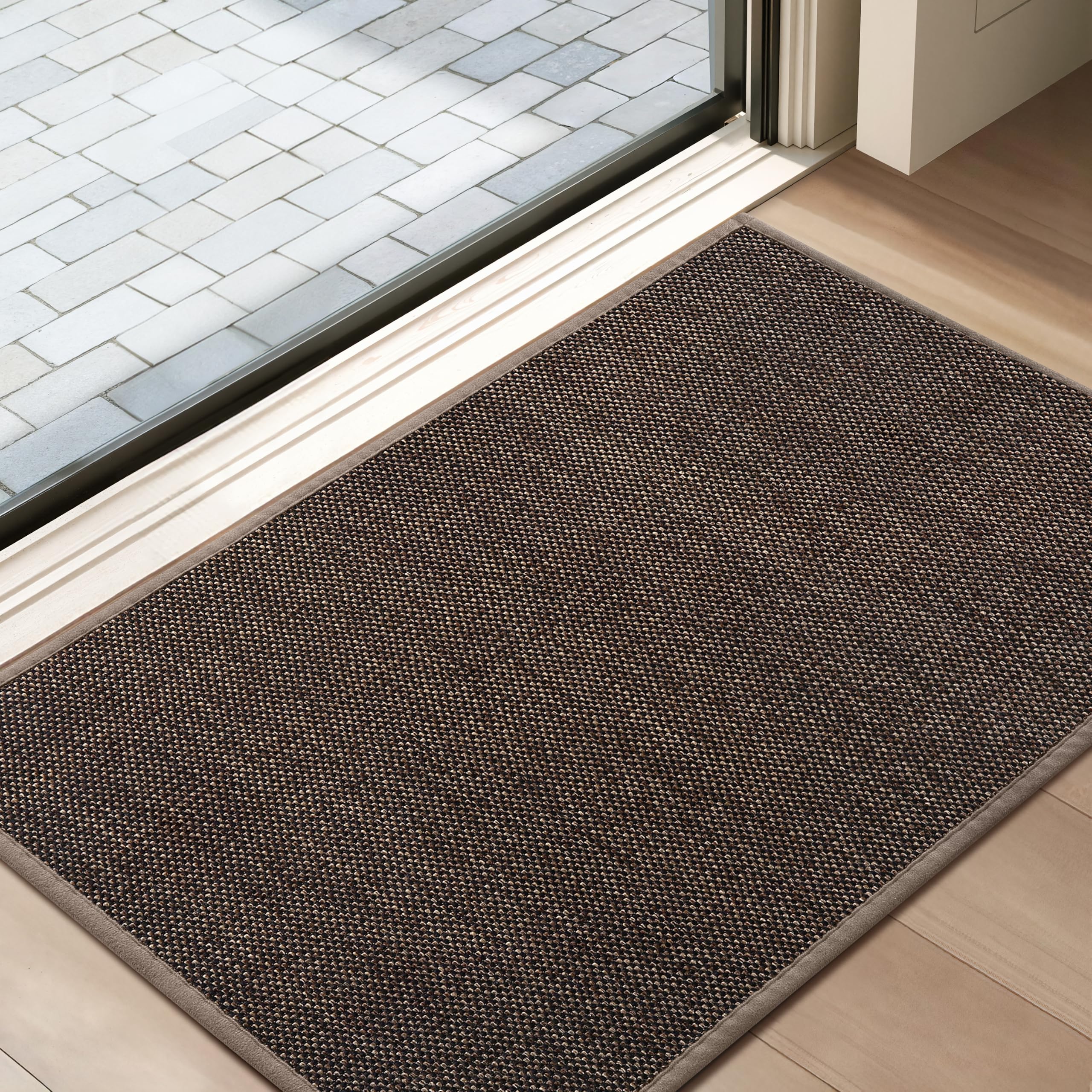 Tuocal Door Mat Non Slip Dirt Trapper Door Matts Indoor 45x75cm — image 1
