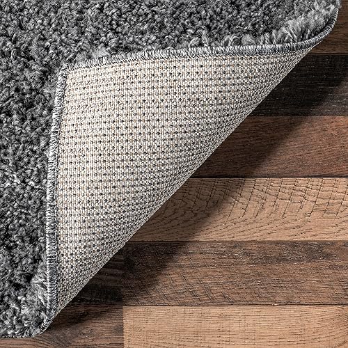 Miniatura 7 de nuLOOM Marleen - Alfombra contemporánea de pelo, 2 x 3 pies, color gris