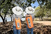 Vista 30 de Freegrace - Juego de 3 bolsas secas impermeables, bolsa seca con 2 cierres y correa de hombro desmontable; bolsa de cintura y funda para teléfono