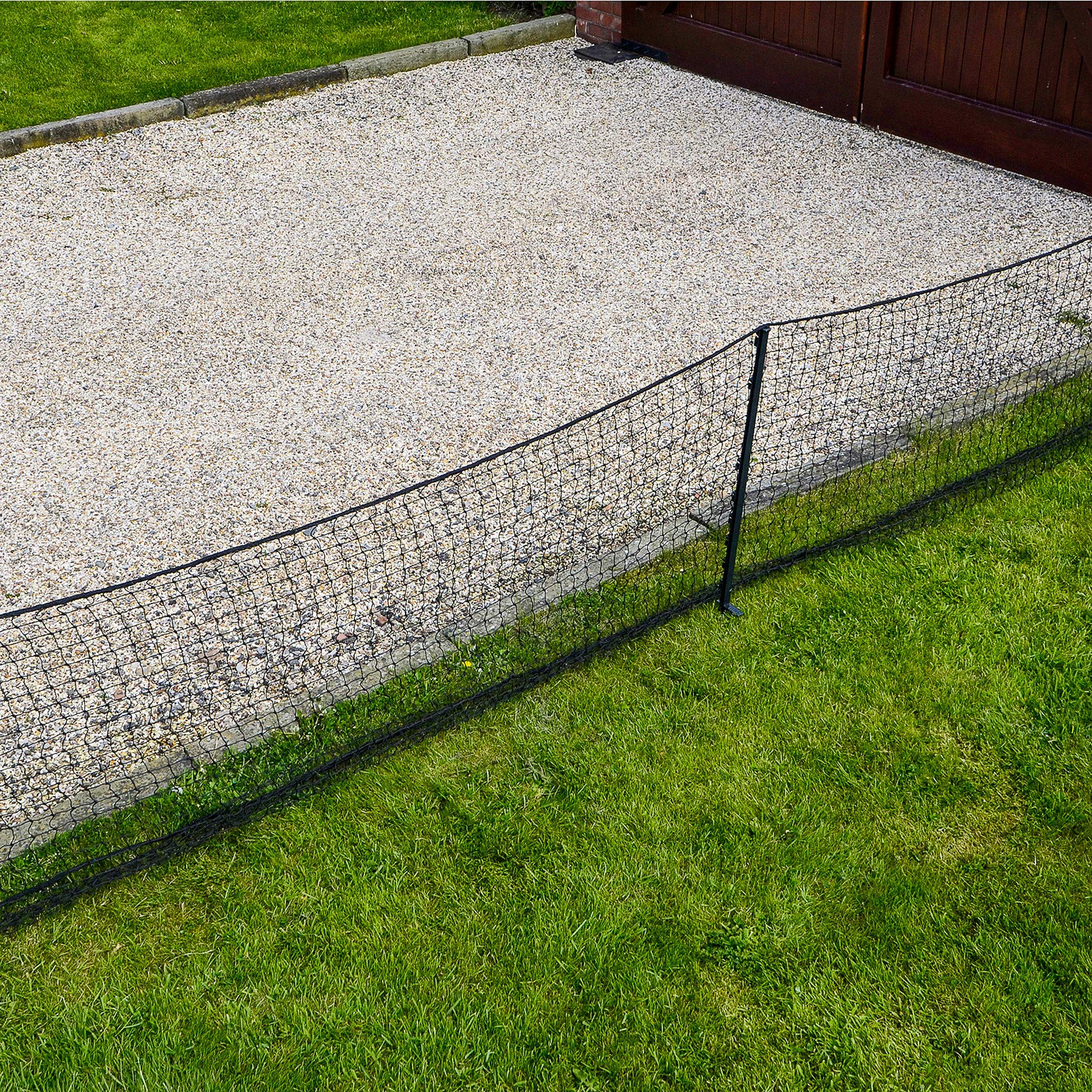 Cricket Ball Stop Net Backyard Backstop Netting [62ft x 3ft Post and