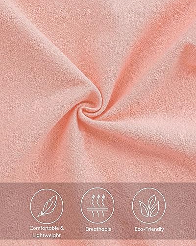 Miniatura 4 de LOFBAZ Pantalones palazzo de pierna ancha de algodón y lino para mujer, de cintura alta, estilo bohemio, con bolsillos