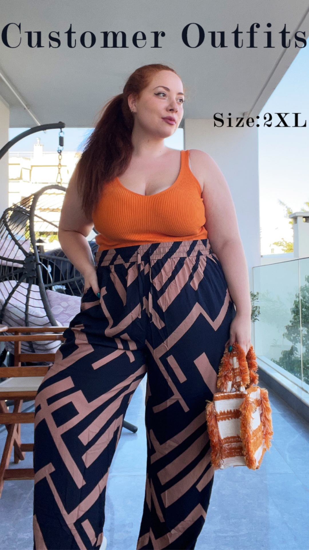 RITERA Plus Size Pants For Curvy Women Barrel Legs Curacao - View #9