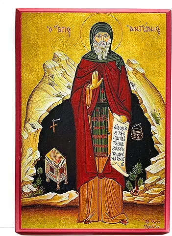 Saint Anthony The Great Byzantine Icon