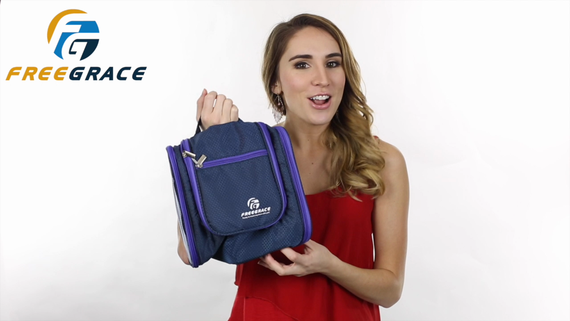 Freegrace Premium Hanging Toiletry Bag for Travel