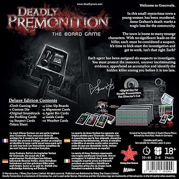 Deadly Premonition The Board Game