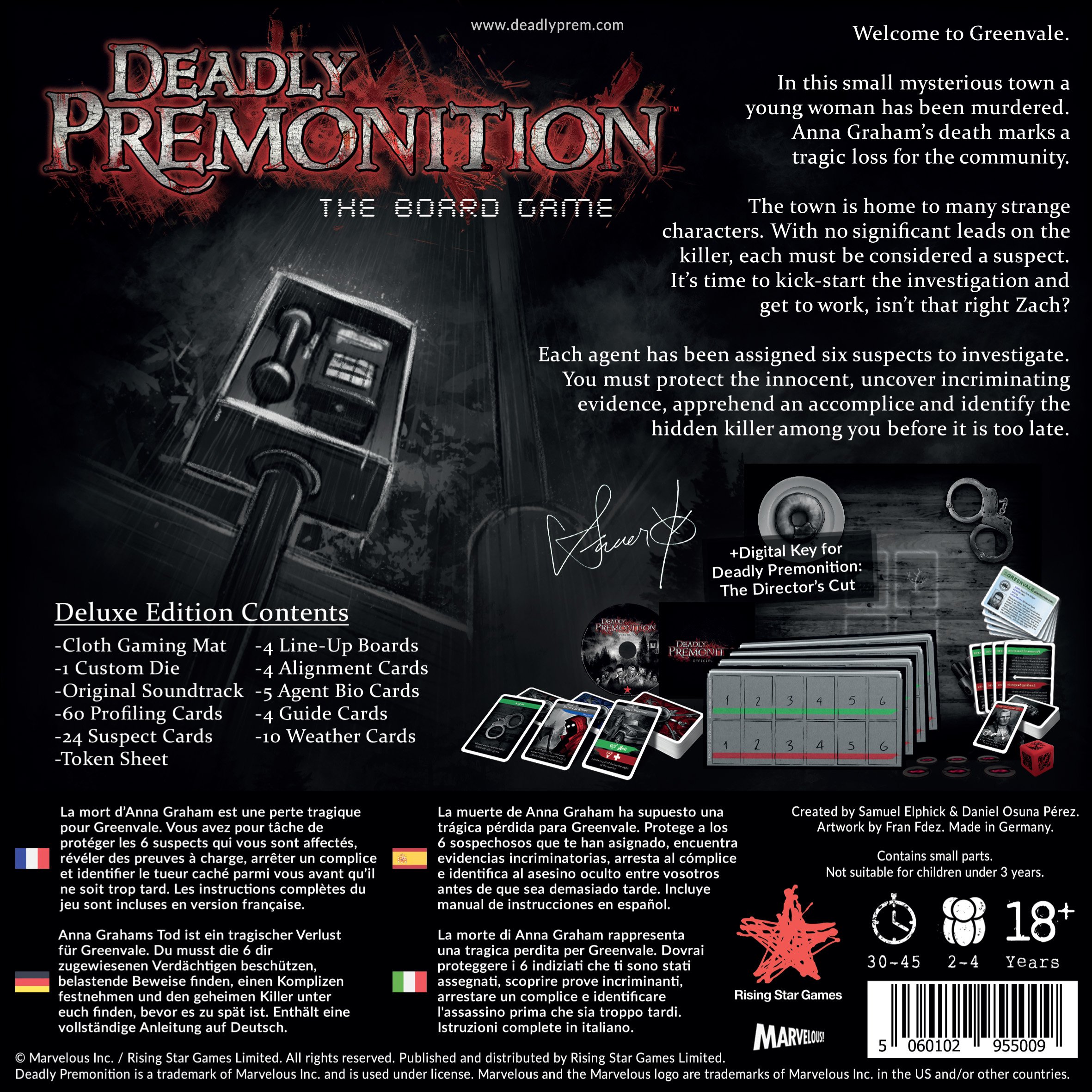 Deadly Premonition Gra planszowa - wersja angielska