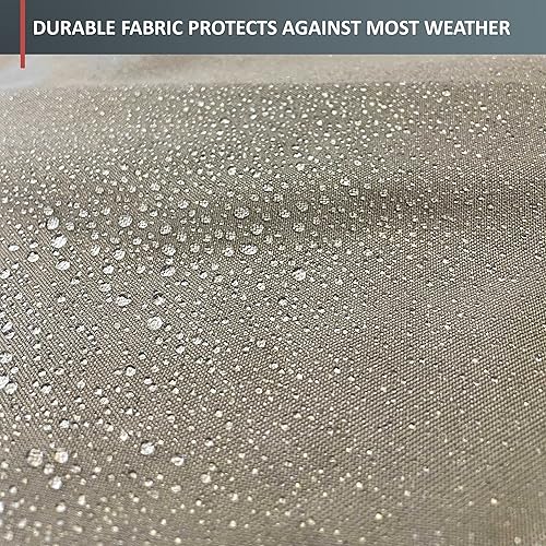 Miniatura 6 de Formosa Covers  Parrilla de isla de barbacoa de tejido apretado premium para todo tipo de clima, cubre hasta 124 pulgadas
