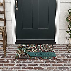 Mohawk Home 4832 18225 018030 EC Welcome Bohemian Kingdom Doormat, 1' 6