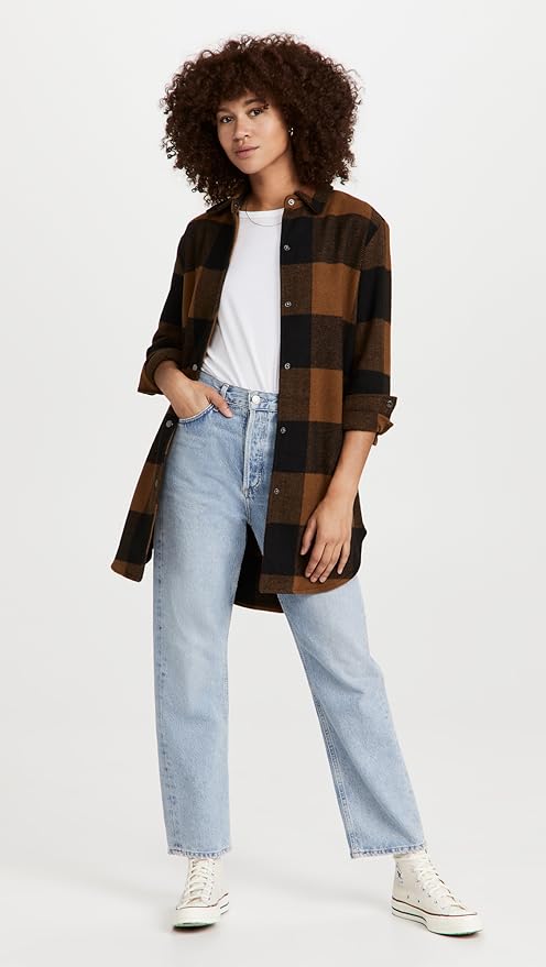 Eldridge buffalo plaid coat Clearance