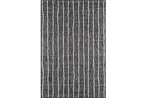 Novogratz Villa Collection Black and Grey Outdoor Rug