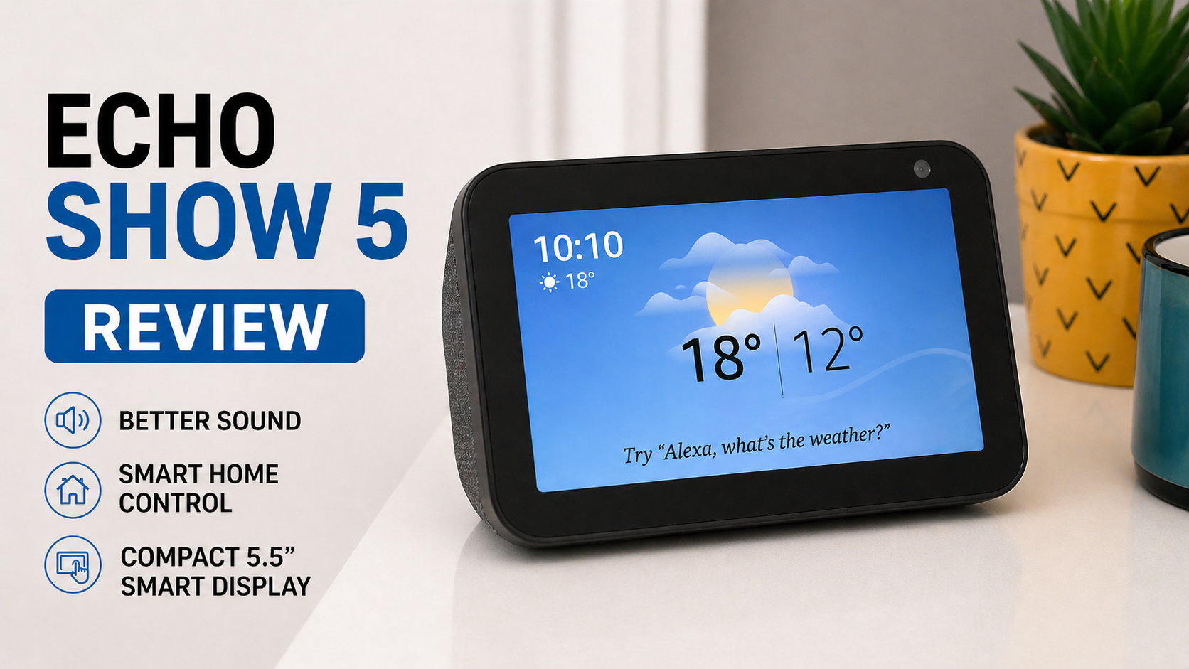 Watch Echo Show 5 Review - Is it worth it? on Amazon Live