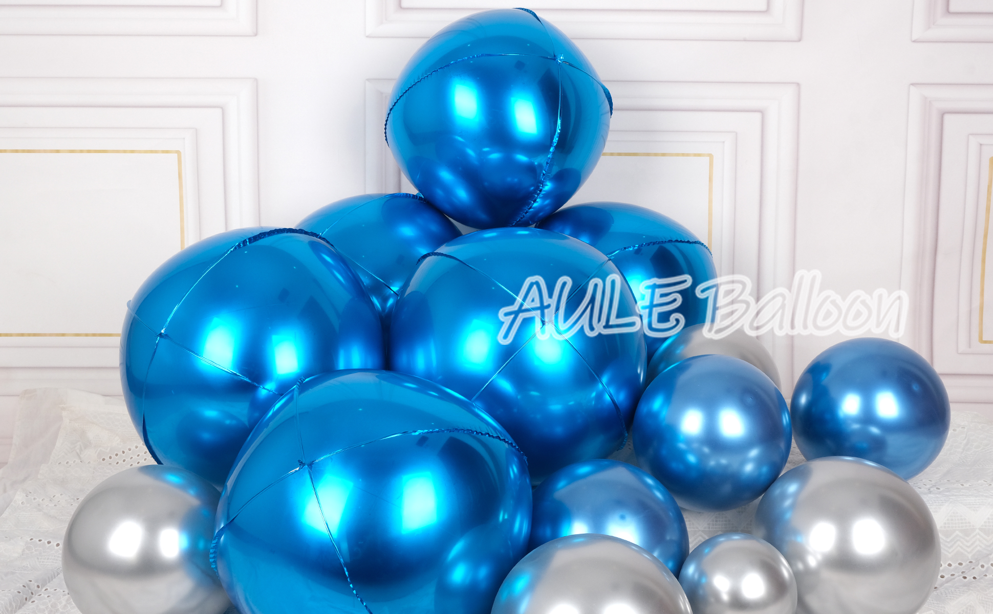 Amazon.com: AULE Blue Party Balloon Decorations - Pack of 6, Jumbo
