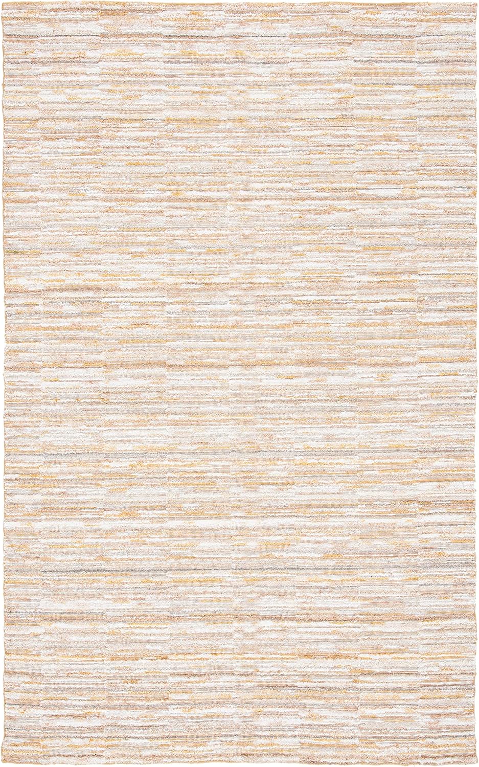 SAFAVIEH Elements Collection 8' x 10' Gold ELM202D Modern Viscose Area Rug
