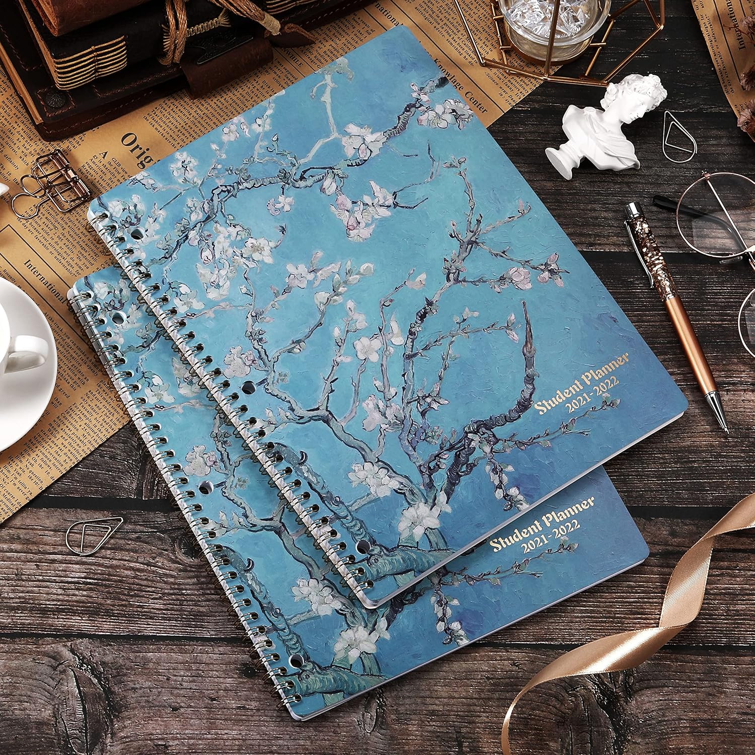 Student Planner 2021-2022 - Academic Planner from Jul 2021 - Jun 2022, 11’’ × 9’’, Weekly & Monthly Planner, Weekly Lesson Planner with Strong Twin-Wire Binding, Stickers, Premium Papers