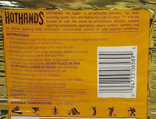 Miniatura 3 de Heatmax HOTHF-1 - Calentadores de pies para pies