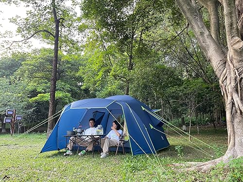 Miniatura 9 de Three Bears Tienda de campaña familiar para 6 personas, 118.110 in impermeable, adecuada para viajes por carretera, patios traseros, aventuras de