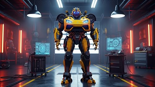 Bumblebee Garage: Transformer Workshop Calm – vue 2