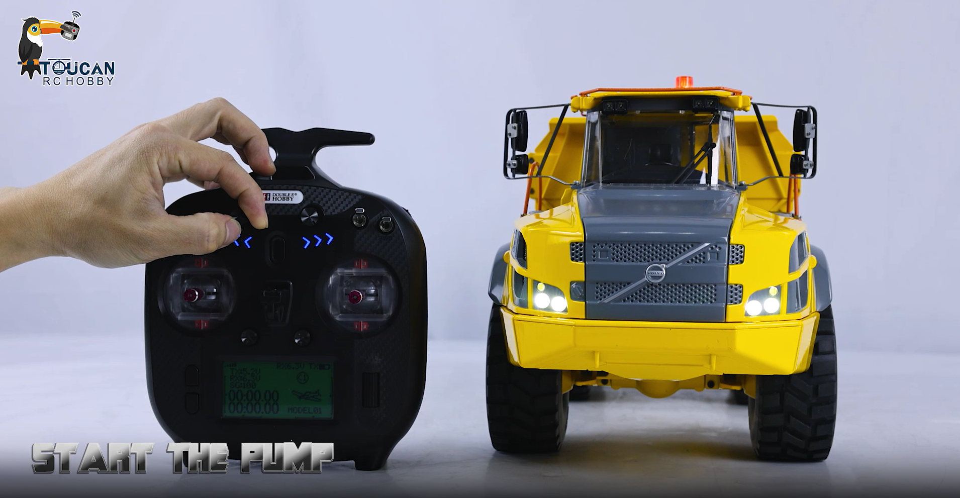 Amazon.com: wheelfun Double E 1/16 RC Hydraulic Articulated Truck