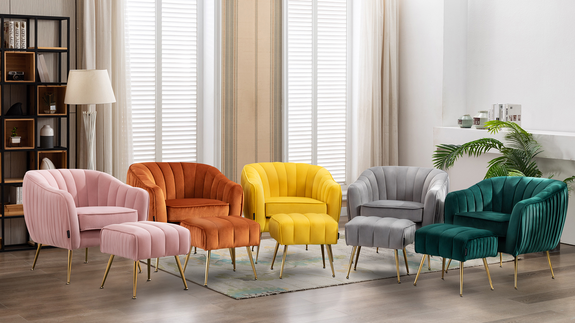 Sillón Tubular Moderno Plegable Caramelo miniatura 7