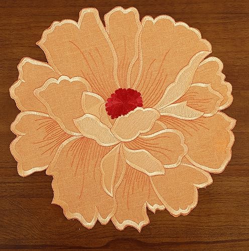 Miniatura 8 de Mantel bordado de rosas, mantelería bordada con flores, para el hogar, cocina, comedor, primavera, vacaciones, decoración de mesa (mantel individual