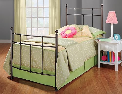 Miniatura 4 de Hillsdale Furniture Providence - Juego de cama con rieles, tamaño King, bronce antiguo