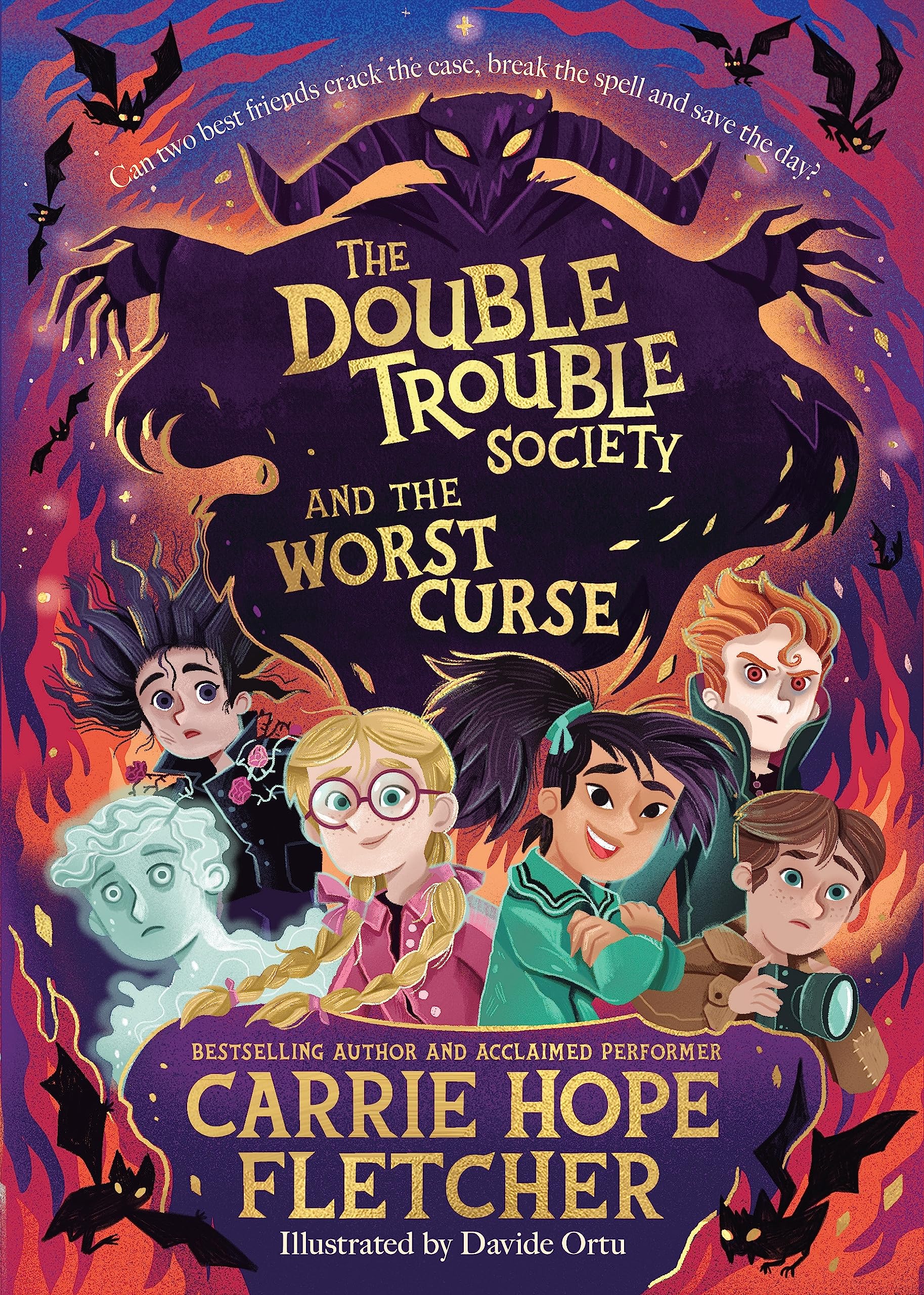The Double Trouble Society and the Worst Curse by Carrie Hope Fletcher HARDBACK