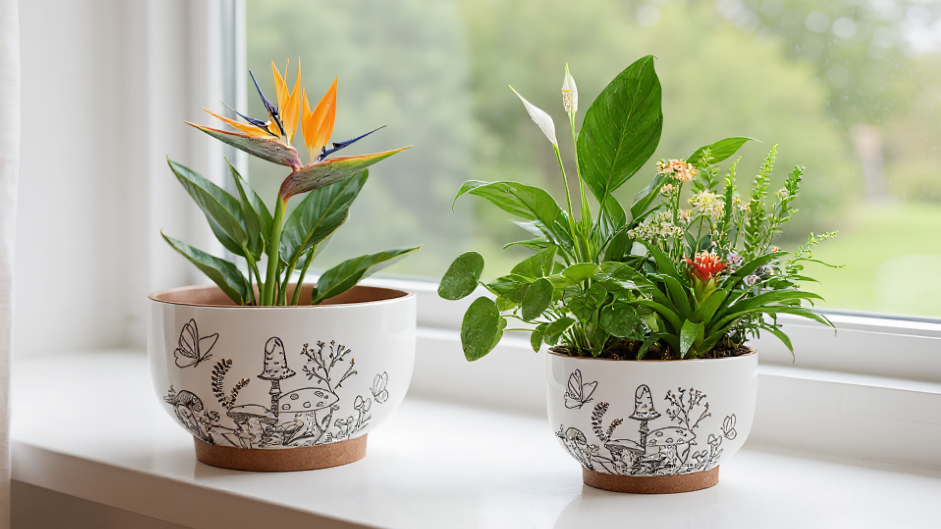 Amazon.com: YBX 8 Inch & 6 Inch Terracotta Pots, Plant Pots