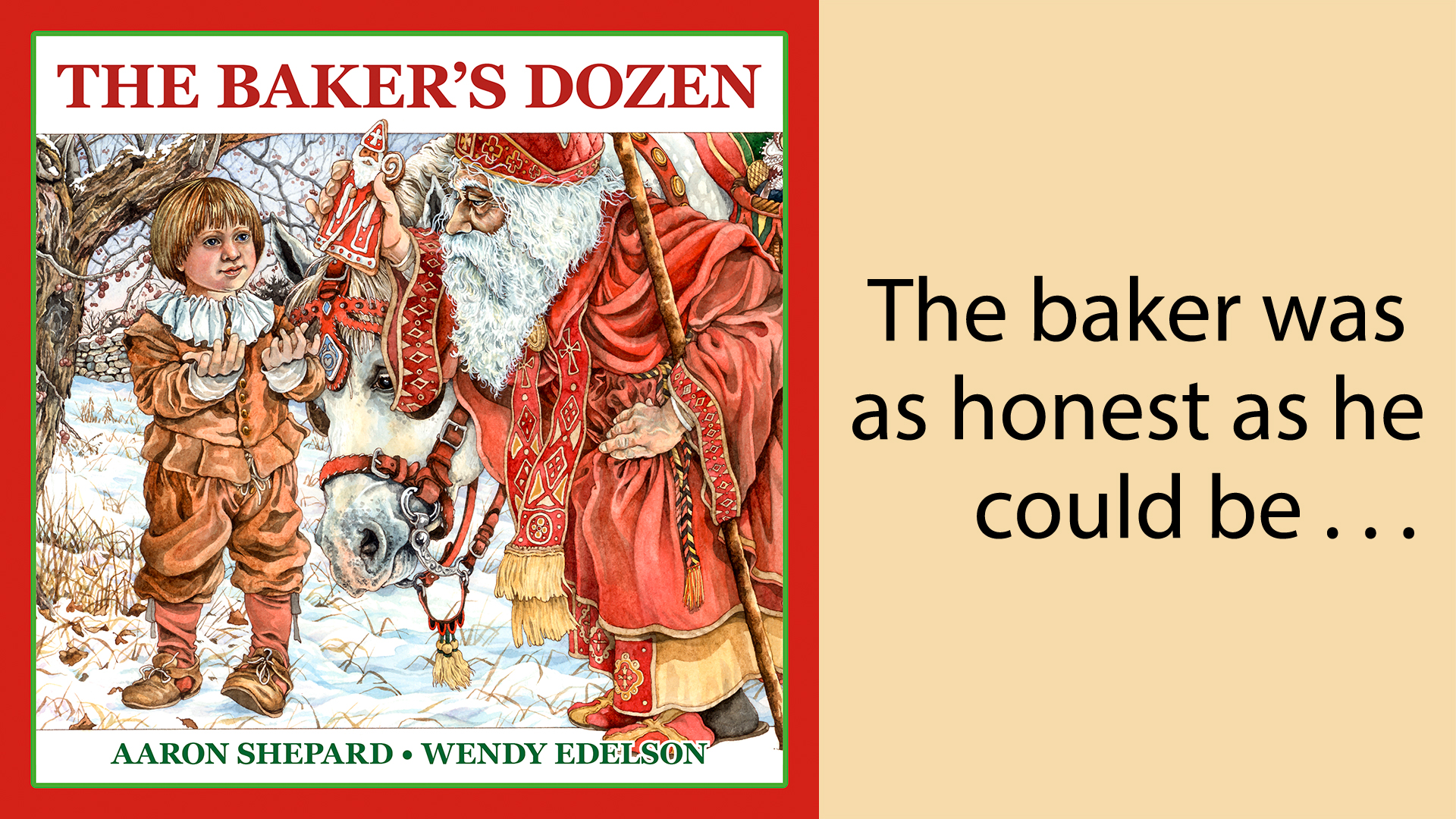 Amazon.com: The Baker's Dozen: A Saint Nicholas Tale, with Bonus