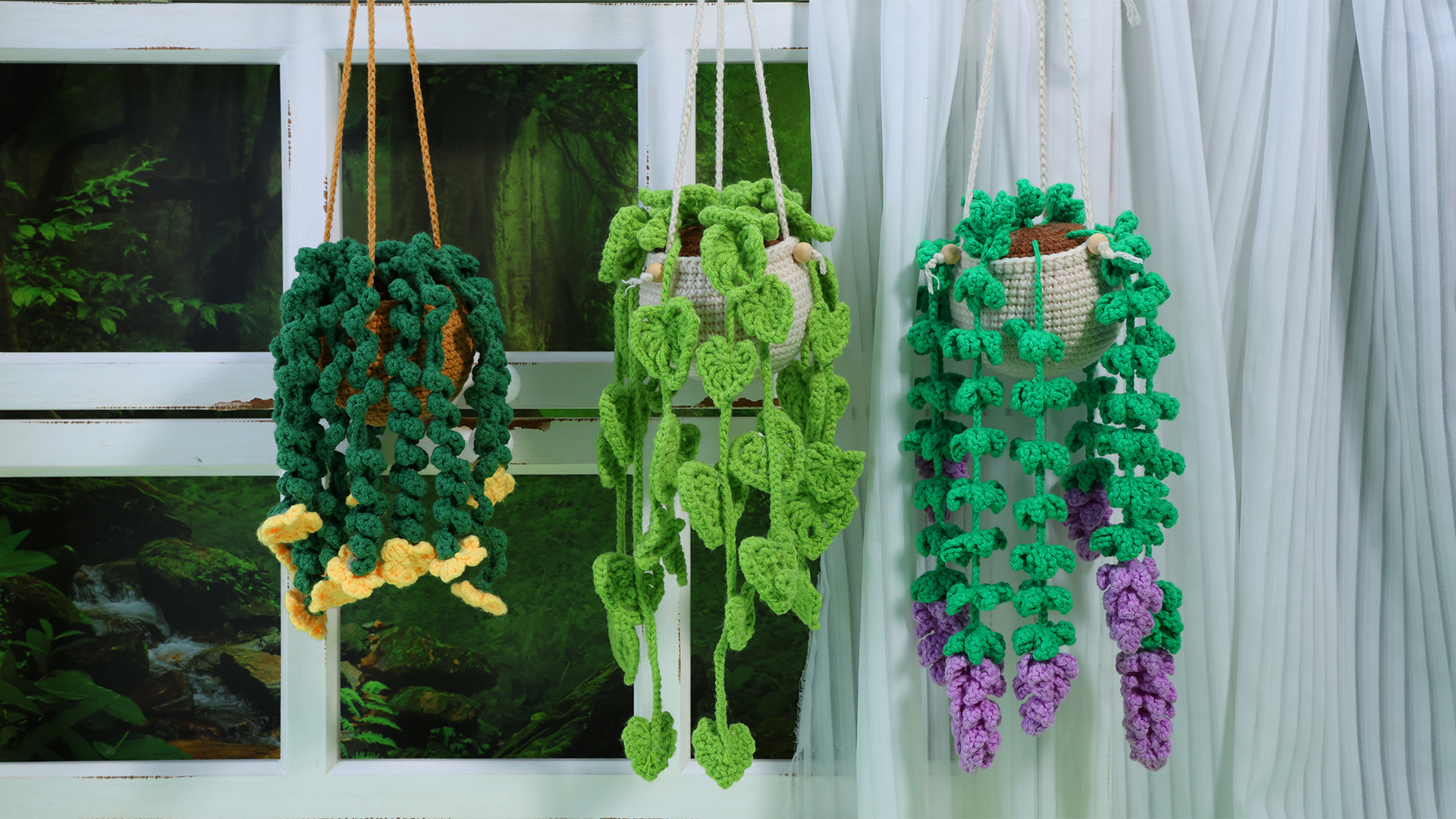 Amazon.com: Kogyxe Crochet Kit for Beginners Crochet Hanging Plant