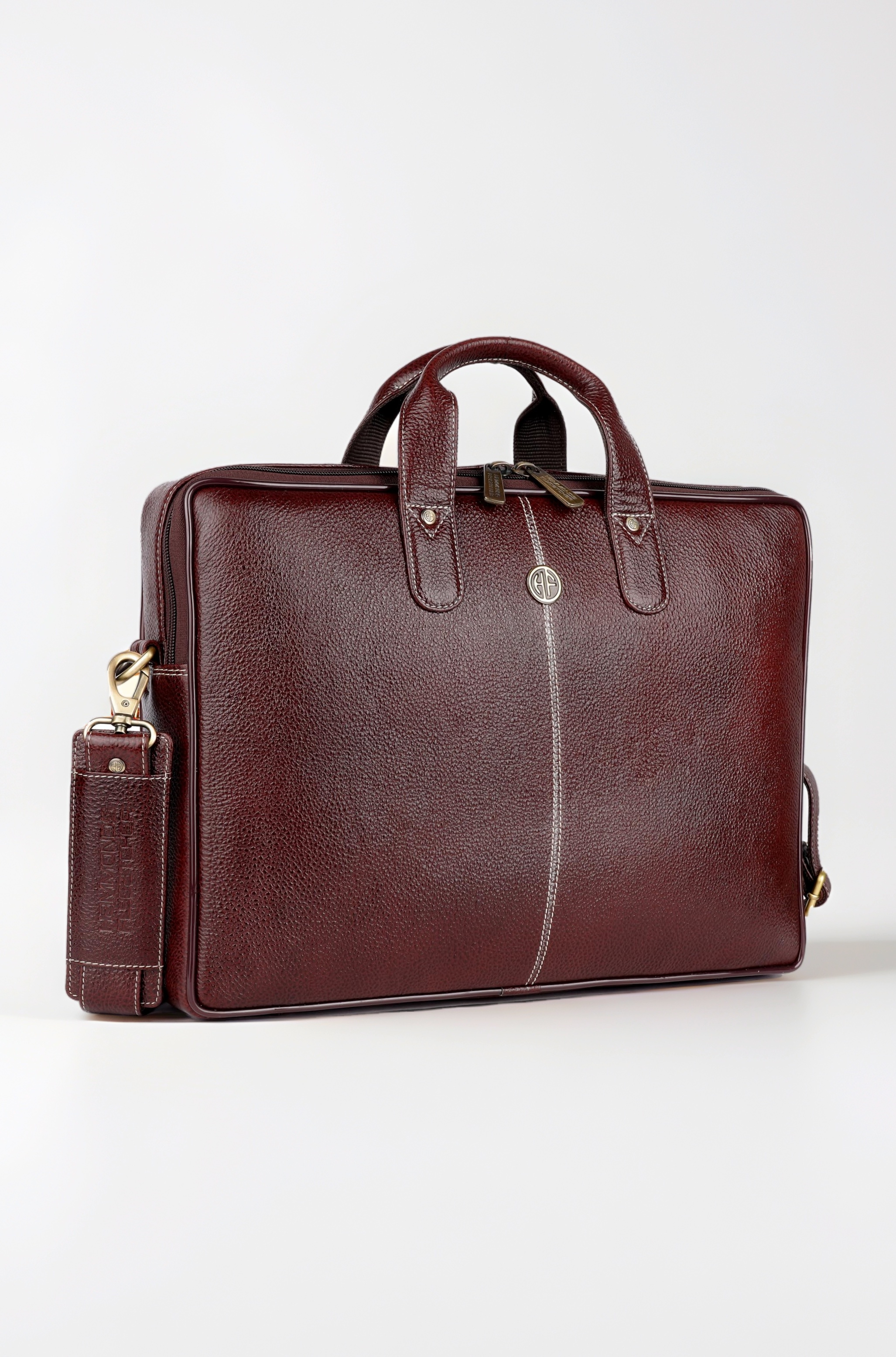 - HAMMONDS FLYCATCHER Genuine Leather Office Bag for Men - 15.6 Inch Laptop Bag for Men for Professionals, Business Travelers - Adjustable Straps & Multiple Compartments - 1 Year Warranty - Brown