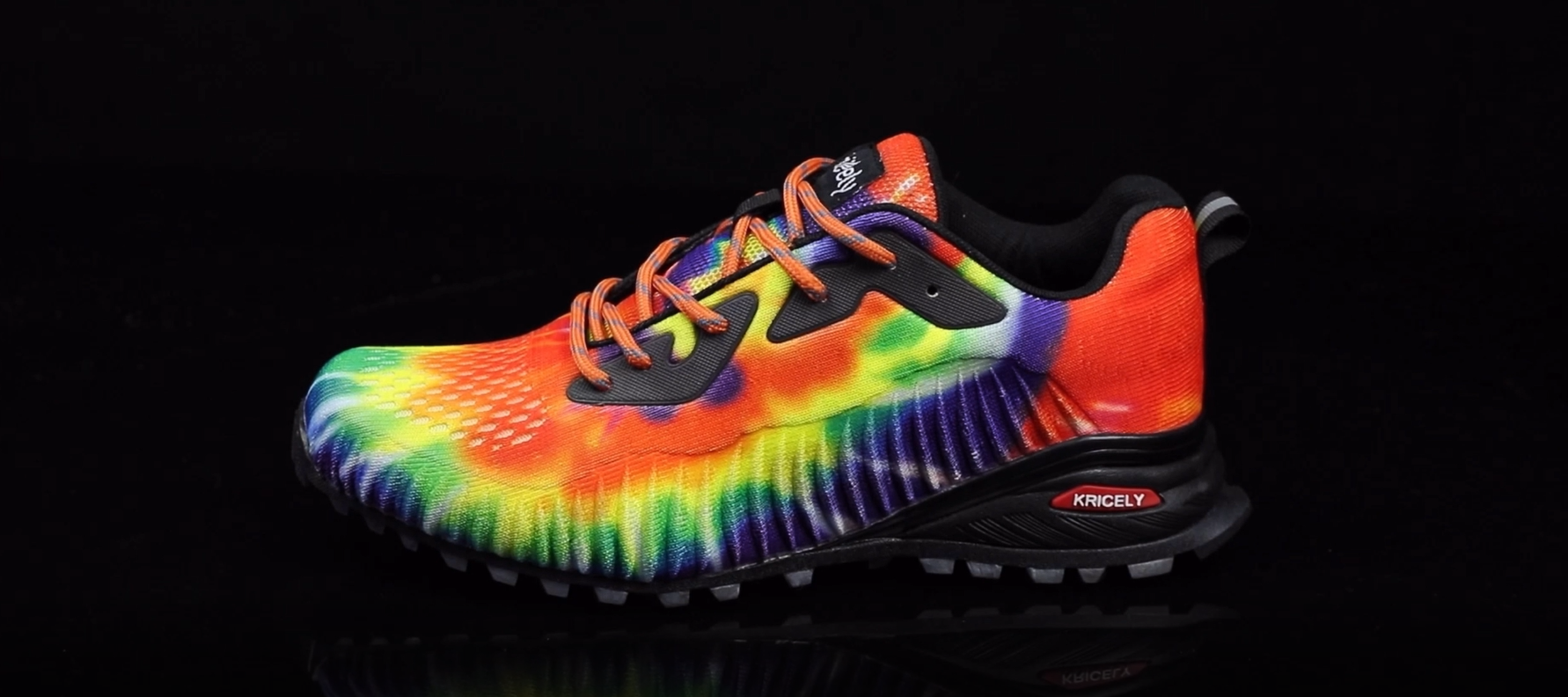 Kricely Men\'s Trail Running Shoes Size 10.5 EU 44 Rainbow Tie Dye Gorpcore Kricely Trail shoes 12.5 (45.5) New | Mercari main image 2