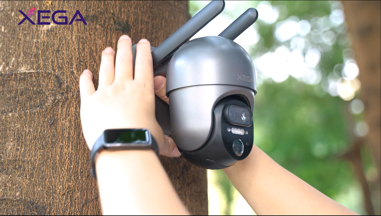 Cámara De Seguridad Xega 5MP Con Zoom Óptico 10X, Panel Solar 20W Y Batería 30,000mAh – WiFi 2.4GHz, Visión Nocturna Color Y Audio Bidireccional Para Exteriores
