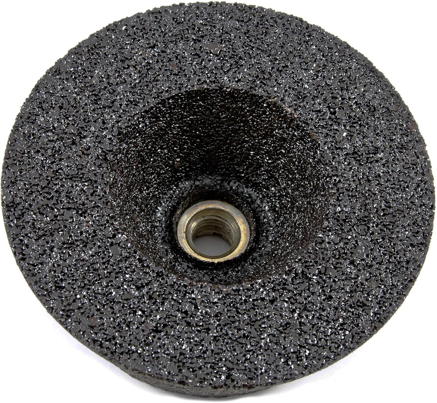 Forney 72375 Grinding Cup Wheel, Type 11 Flared Metal with 5/8-Inch-11 Threaded Arbor, A16Q, 5-Inch-by-2-Inch