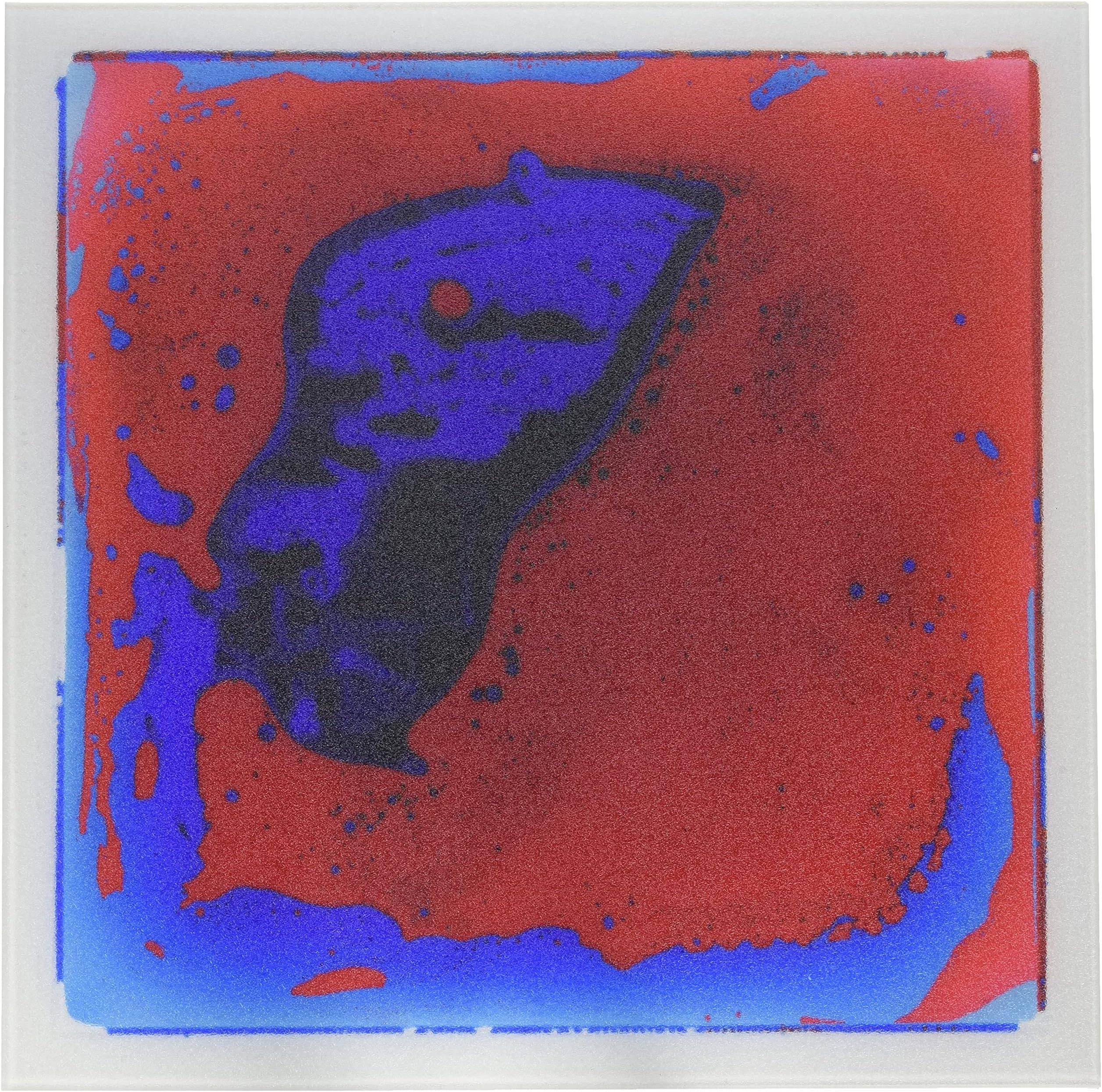 Art3d Liquid Dance Floor Colourful Home Decor Tile, 30cm x 30cm Blue-Red