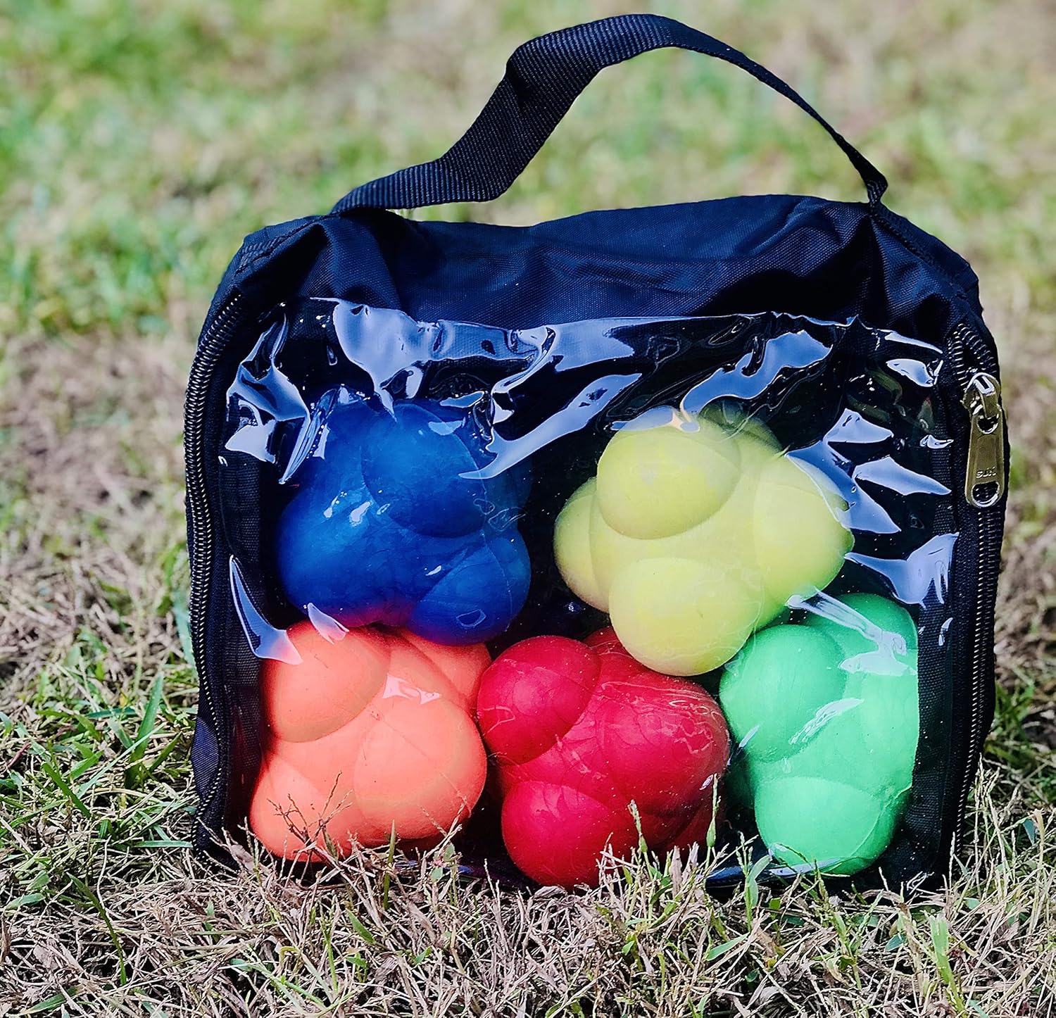 Cintz 3" Reflex Reaction Balls, Speed Agility Training - Set of 5 in a Bag : Reaction Training Balls : Sports & Outdoors