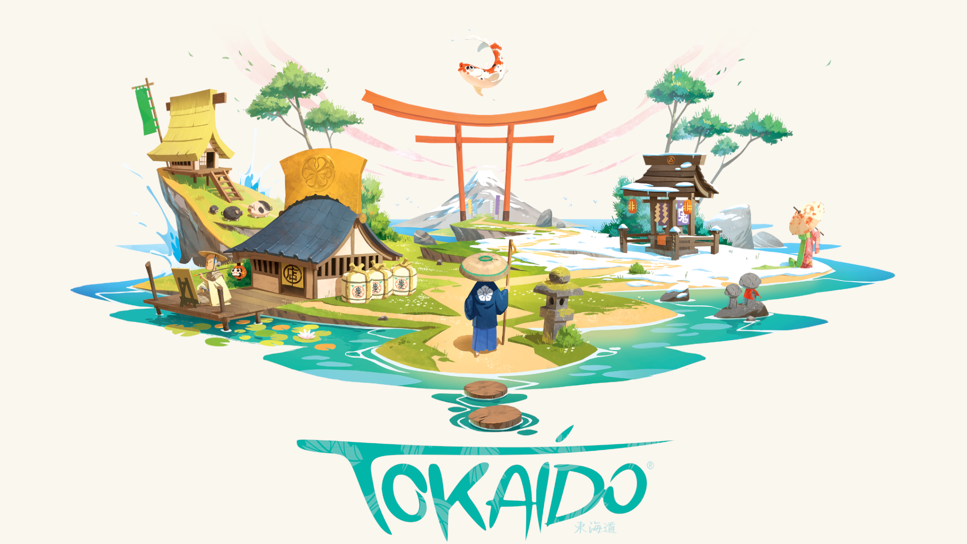 東海道 （Tokaido） i8my1cf Amazon.com: Stonemaier Games: Tokaido (Base Game) by Antoine Bauza