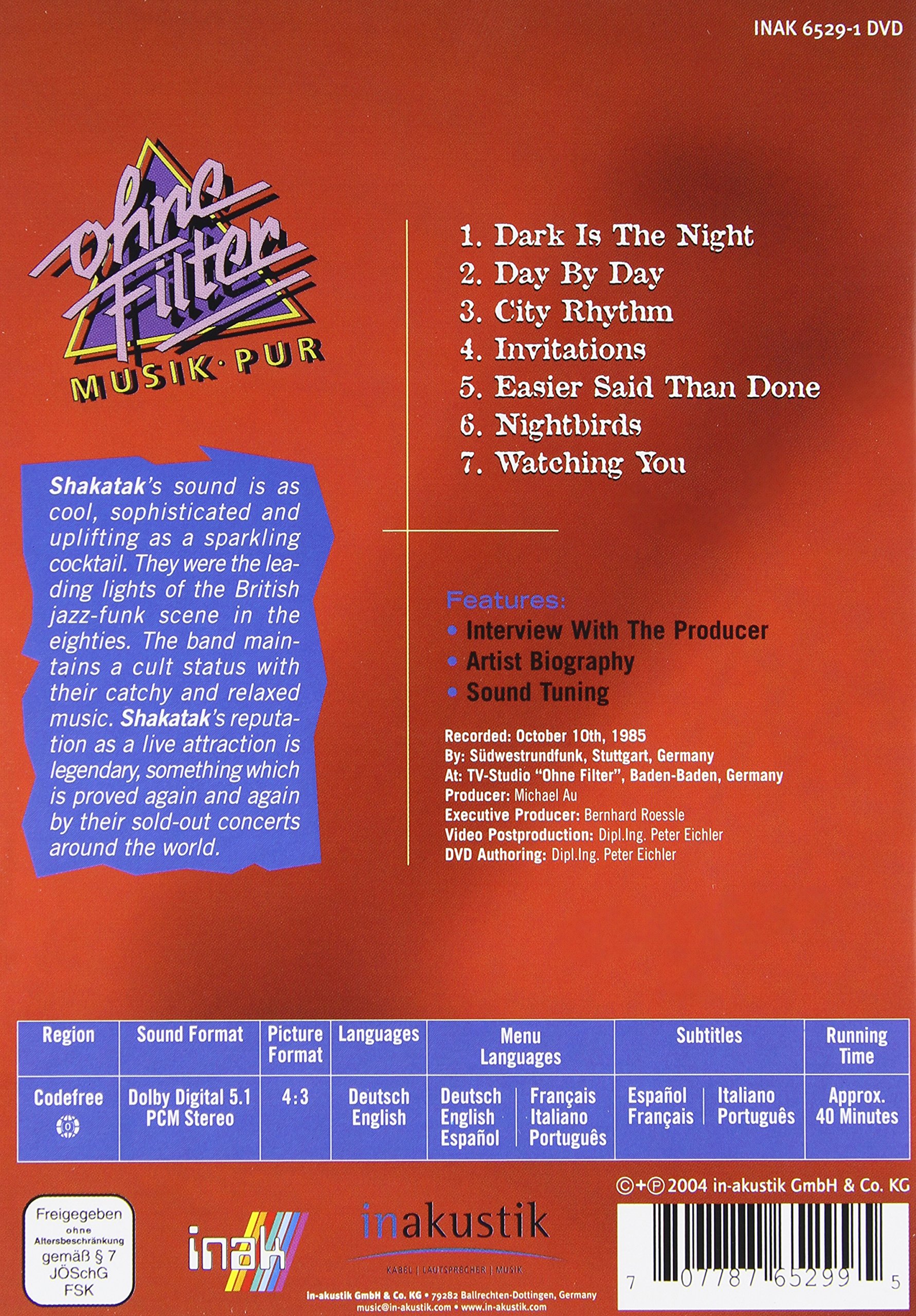 In Concert: Ohne Filter [Edizione: Regno Unito]