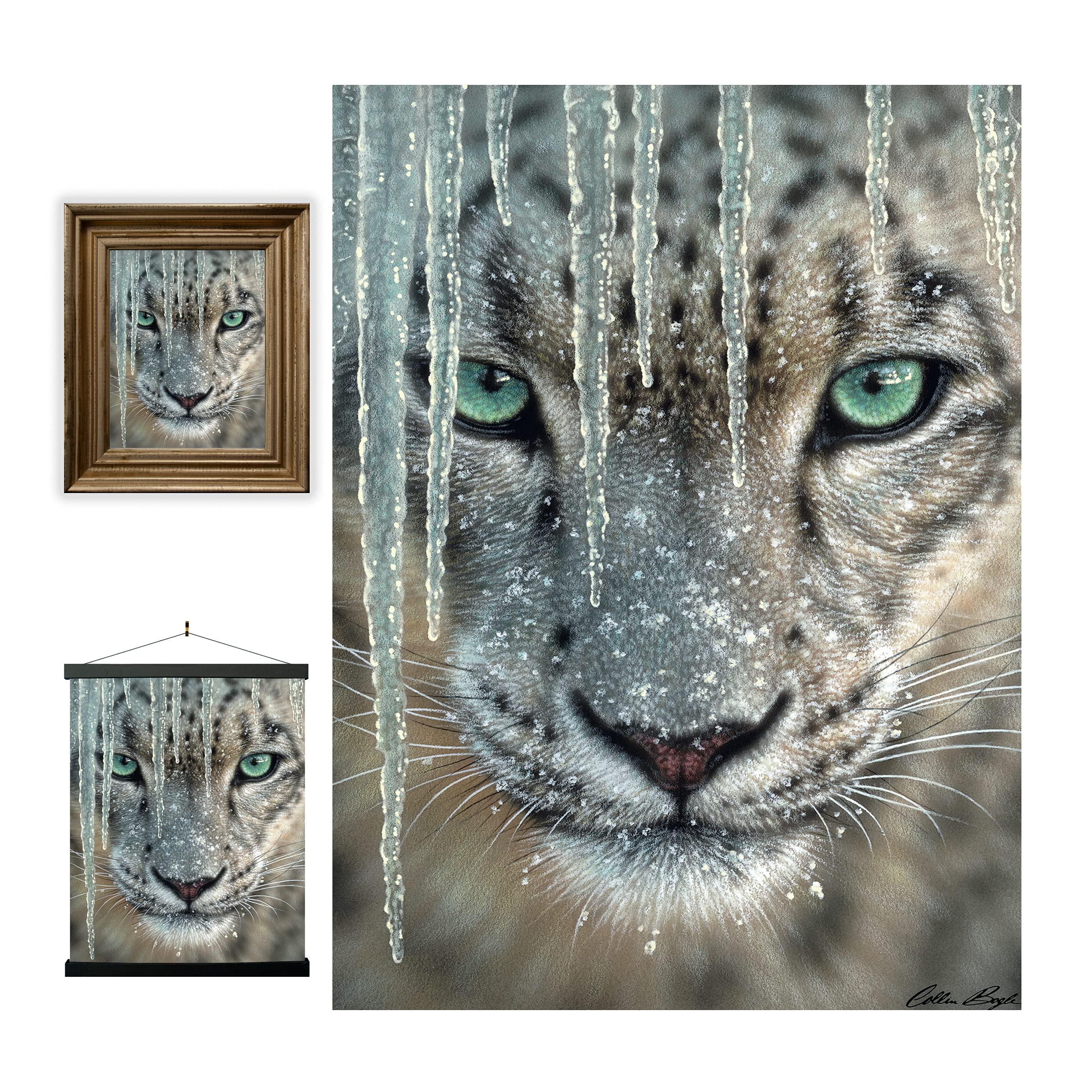 3D LiveLife Stampa Lenticolare Da Parete – Tristo Mietitore Di David Penfound – Poster Fantasy 3D 30x40cm (Senza Cornice)
