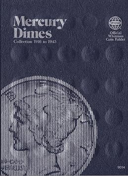 مجلد ويتمان ميركوري دايم 1916-1945 # 9014 بواسطة عملات ويتمان