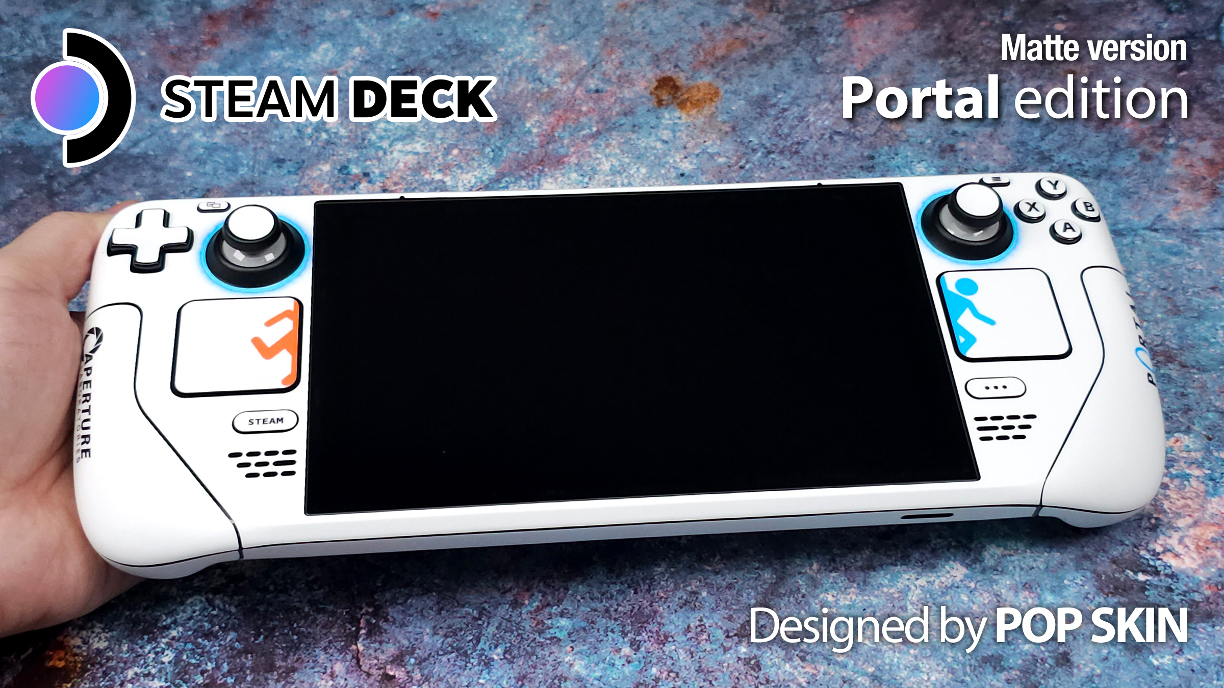 Amazon.com: Steam Deck Skin, Portal Edition, Full Wrapping Matte