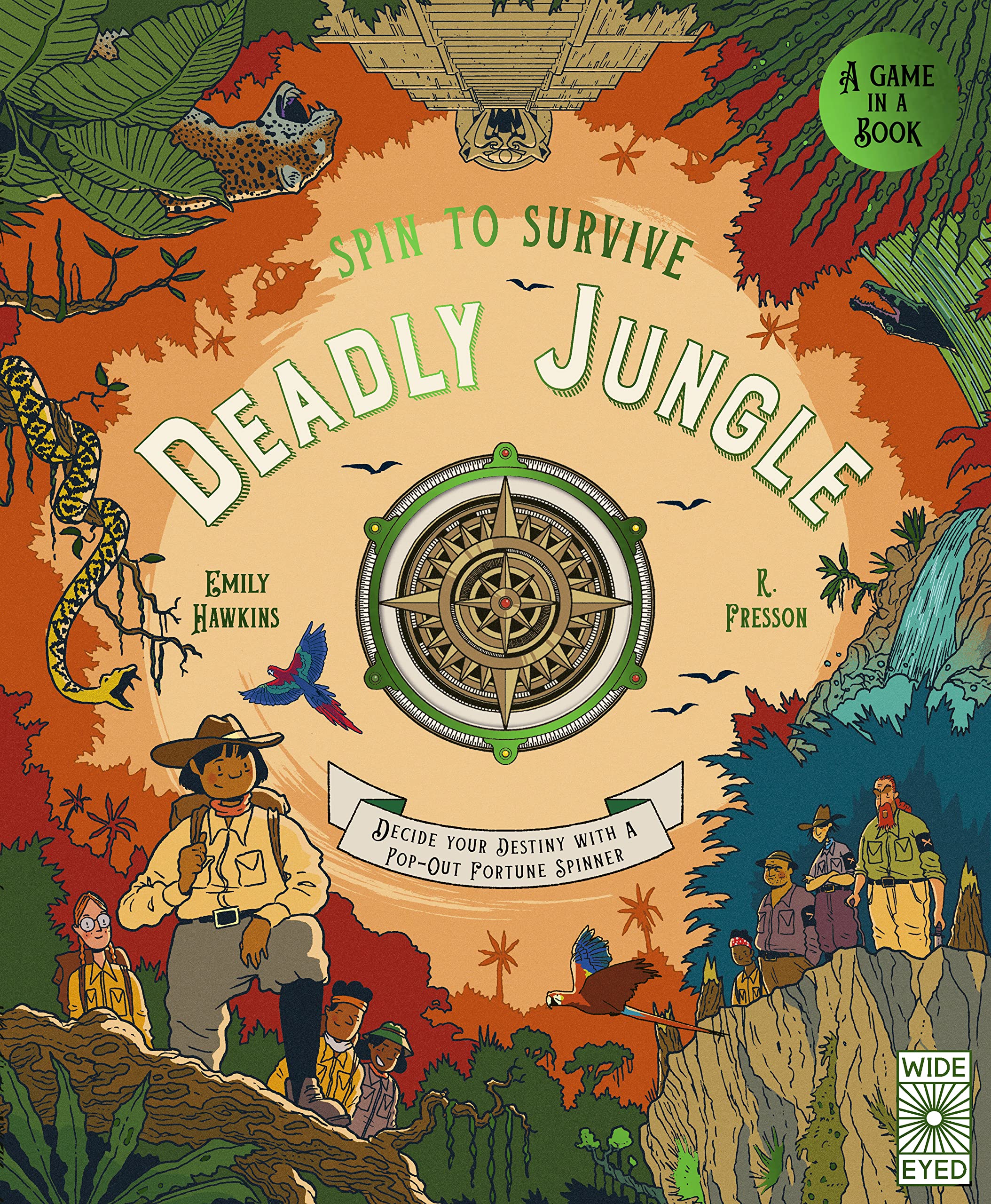 Spin to Survive Deadly Jungle by Emily Hawkins 9780711265721