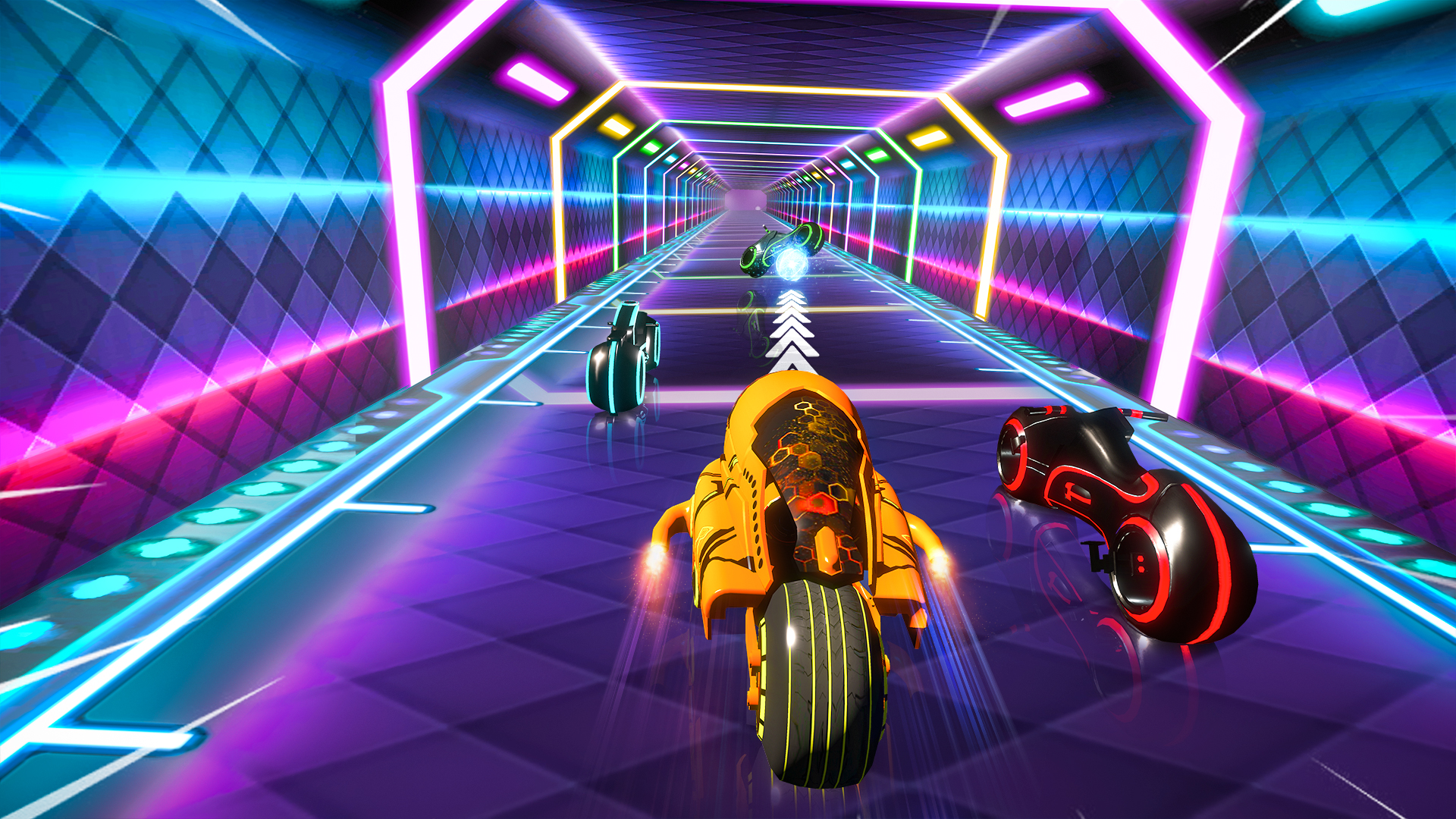 Real Moto Racing Game Neon Bike 3D Games - Stunt Extreme Real Moto Racing Games & Tron Bike ...