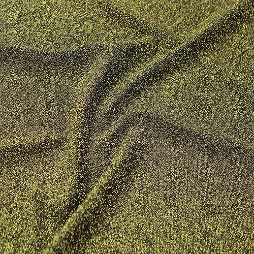 Miniatura 6 de Texco Inc Sólido tejido de lúrex elástico en 4 direcciones de poliéster y elastano de peso medio para proyectos de bricolaje para el hogar,