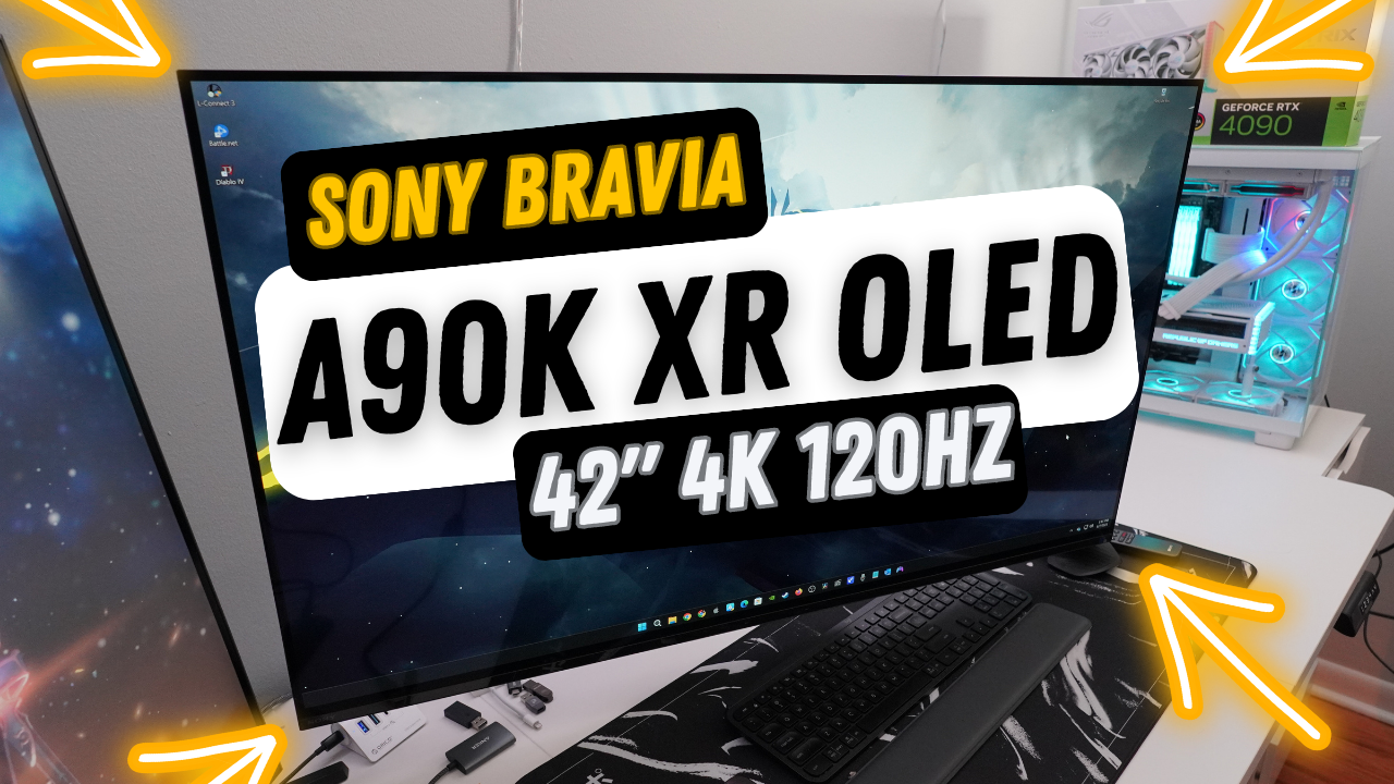 Watch Sony A90K Bravia XR OLED 42-inch XR42A90K on Amazon Live