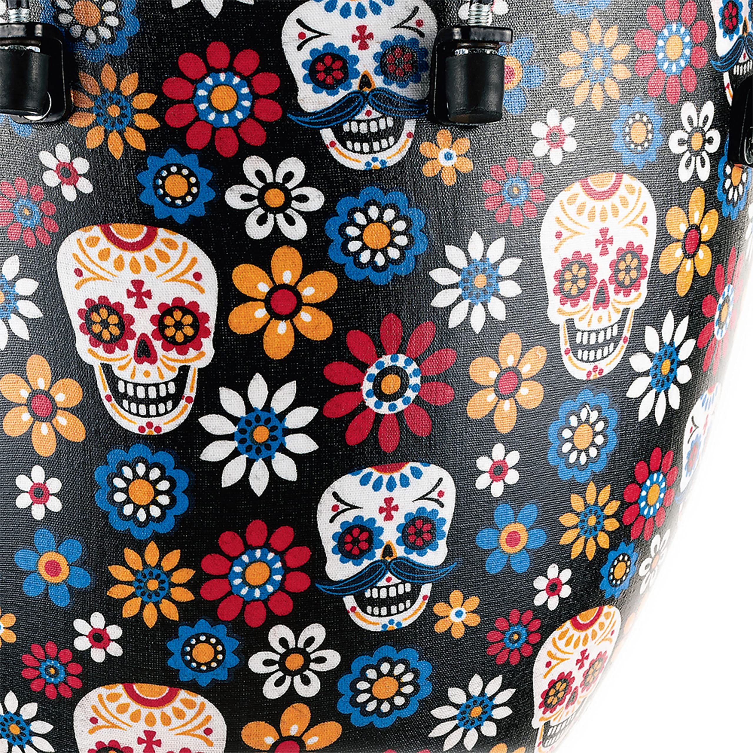 Meinl Percussion Djembe (tutte le stagioni) con guscio e testa sintetici, serie Alpine - NON MADE IN CHINA - 12" Medium Size tuned meccanicamente 2 ANNI (ADJ12-DA)