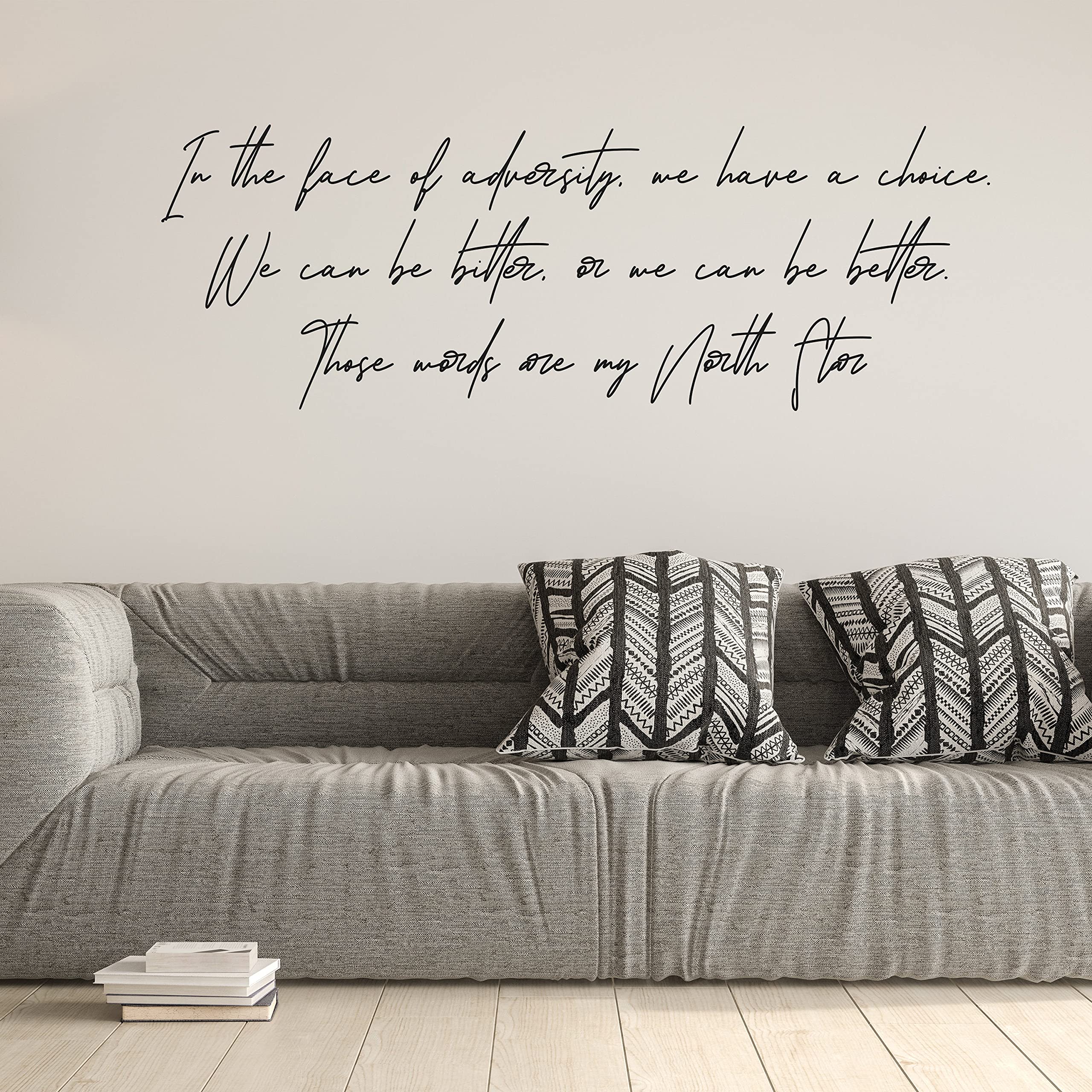 Adesivo da parete in vinile con citazione positiva di Lockdown, decorazione da parete motivazionale per adulti, impermeabile, per camera da letto, con frase ispiratrice