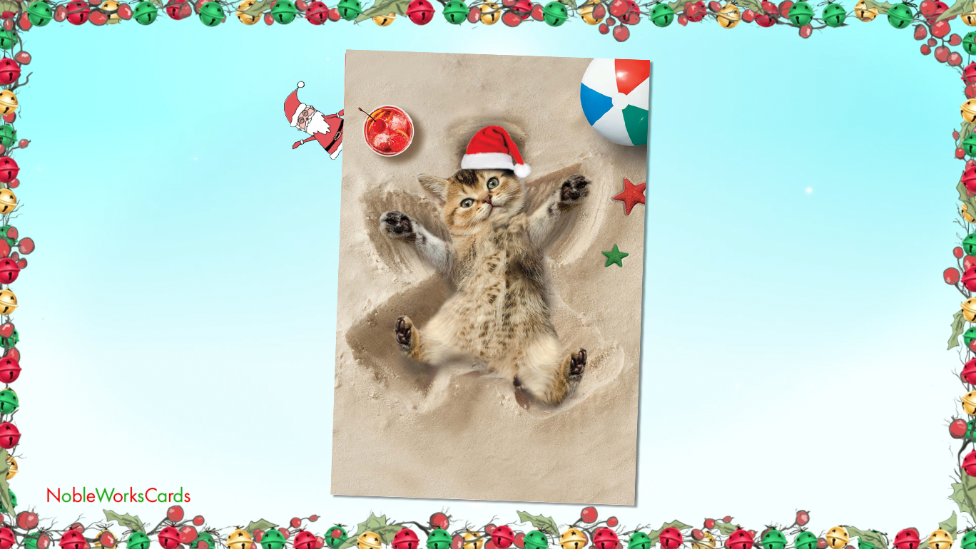 うさぎページ merry Christmasサンタ猫さん うさぎページ merry