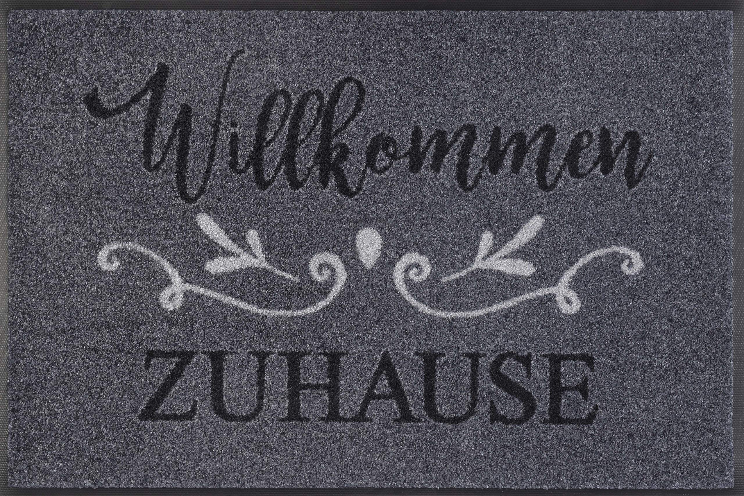 Wash+Dry Doormat Welcome Home 50 x 75 cm, Washable Inside and Outside