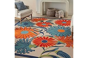 Nourison Aloha Indoor/Outdoor Multicolor Area Rug - 5'3" x 7'5"