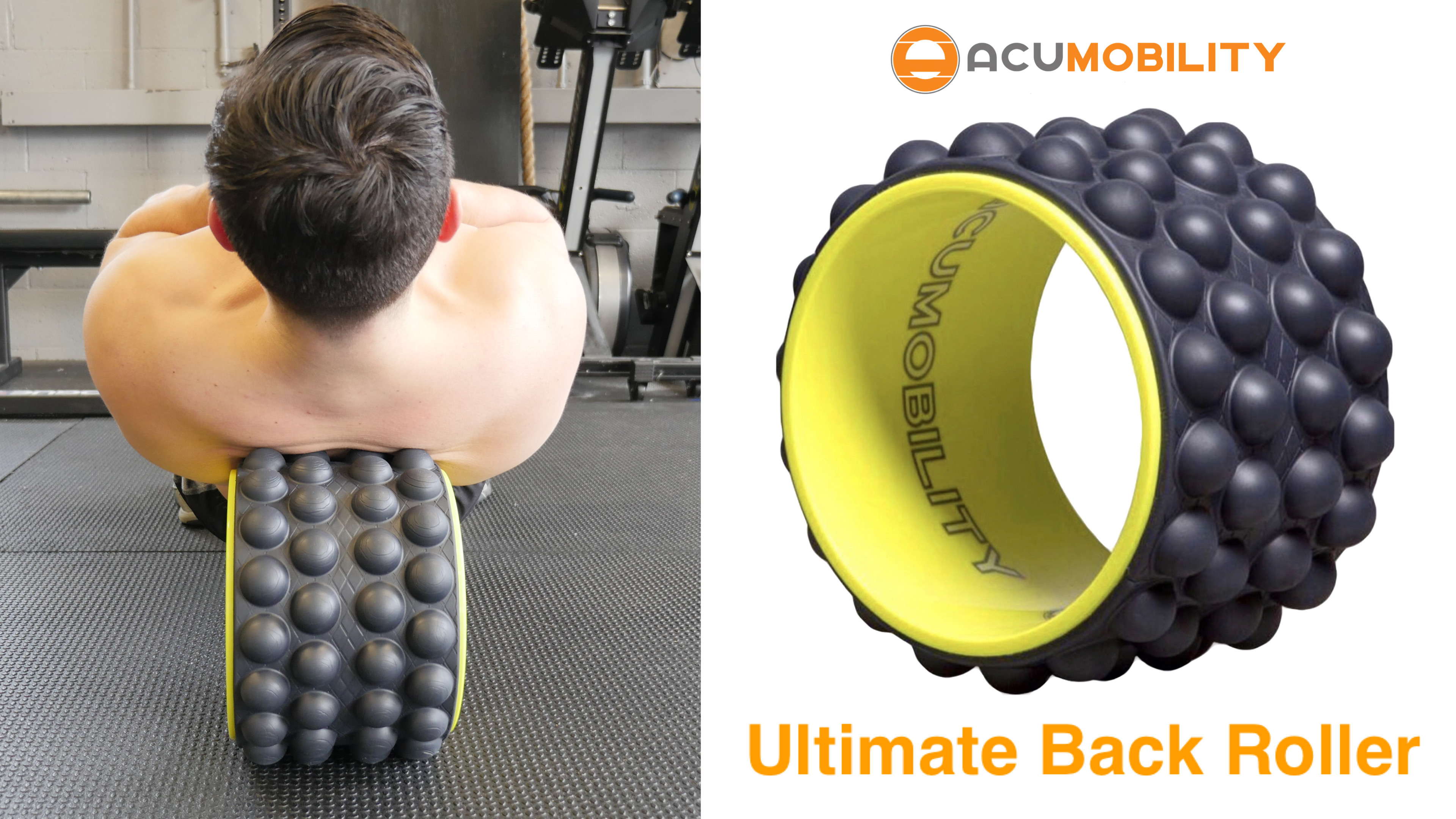 Acumobility Back Stretcher, Back Cracker & Back Roller, Back Pain